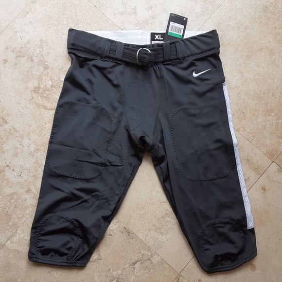 NIKE Men's Team Vapor Pro Football Pants Gray NEW - Picture 10 of 10